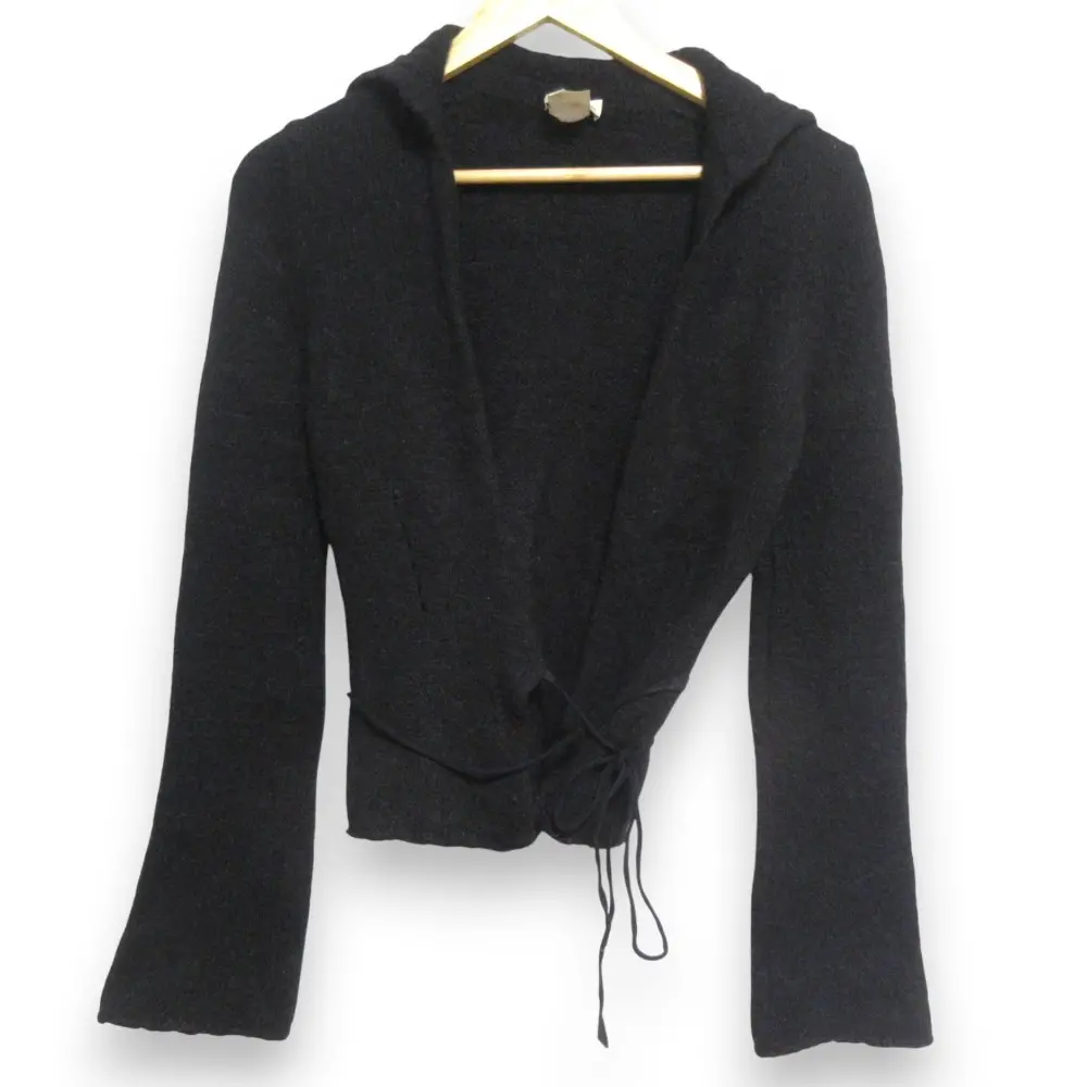 DRIES VAN NOTEN ドリスヴァンノッテン ライカ期 アルパカ 長袖 カシュクール ニット セーター XS ブラック