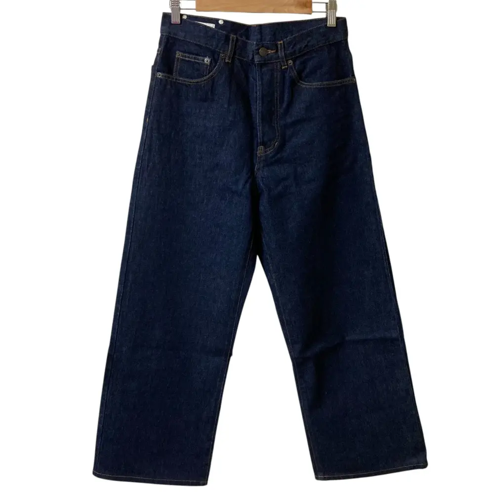 DRIES VAN NOTEN ドリスヴァンノッテン ワイドストレートデニムパンツ サイズ27 インディゴ