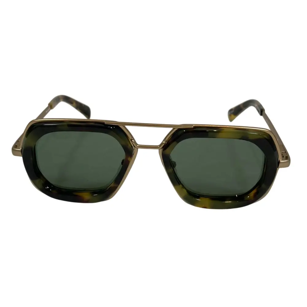 DRIES VAN NOTEN ドリスヴァンノッテン LINDA FARROW サングラス 5357 DVN/173/3 48□19 145 カーキ マルチカラー