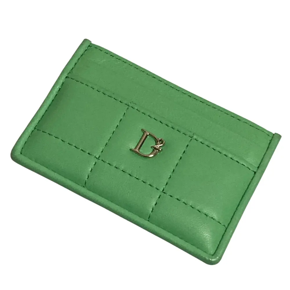 24SS DSQUARED ディースクエアード D2 STATEMENT SOFT CREDIT CARD HOLDER レザー パスケース グリーンの買取実績【2025年7月買取】