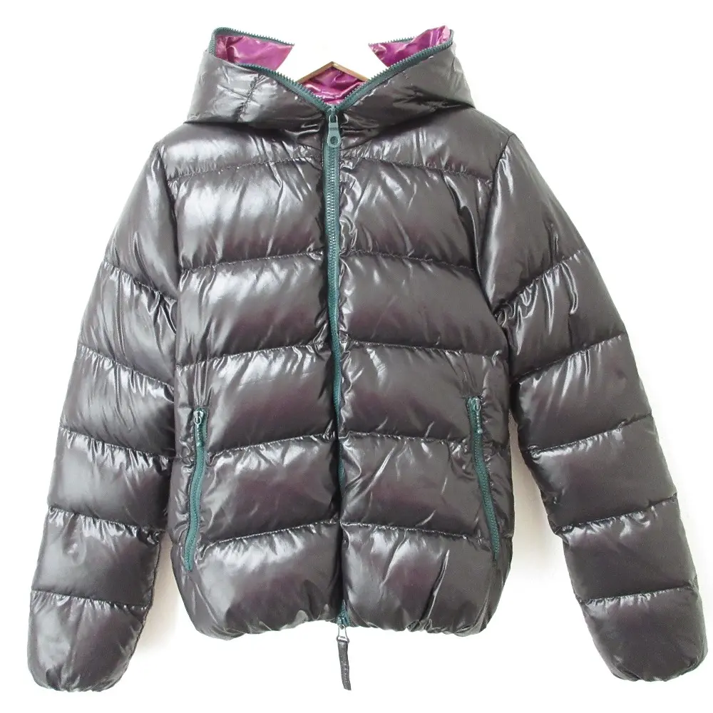 DUVETICA デュベティカ ディオニシオ ダブルジップ フーデッド ダウンジャケット 40 ブラック