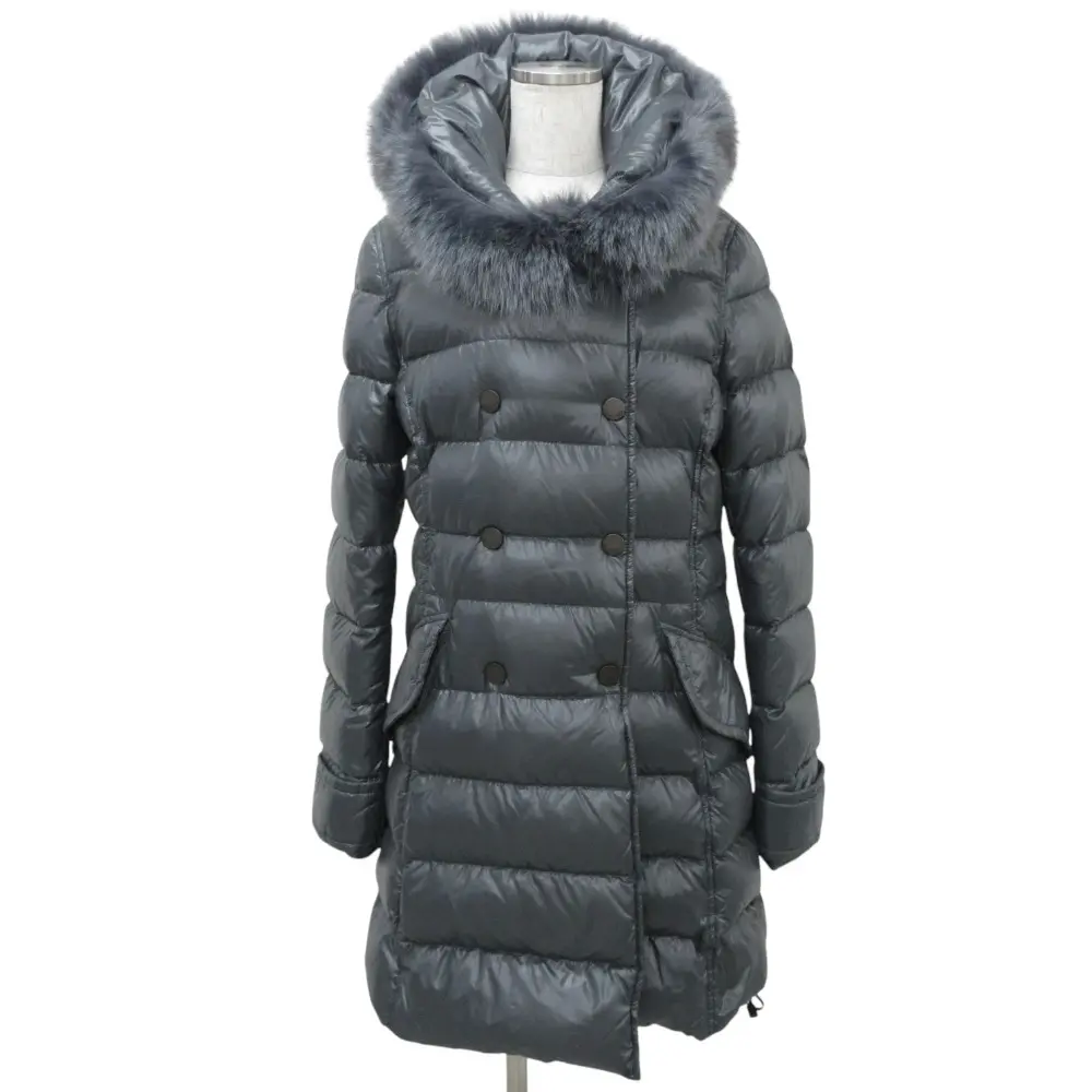  DUVETICA デュベティカ EFIRA エフィラ フォックスファー ダブルブレスト ダウンコート 44 シャイニーグレー