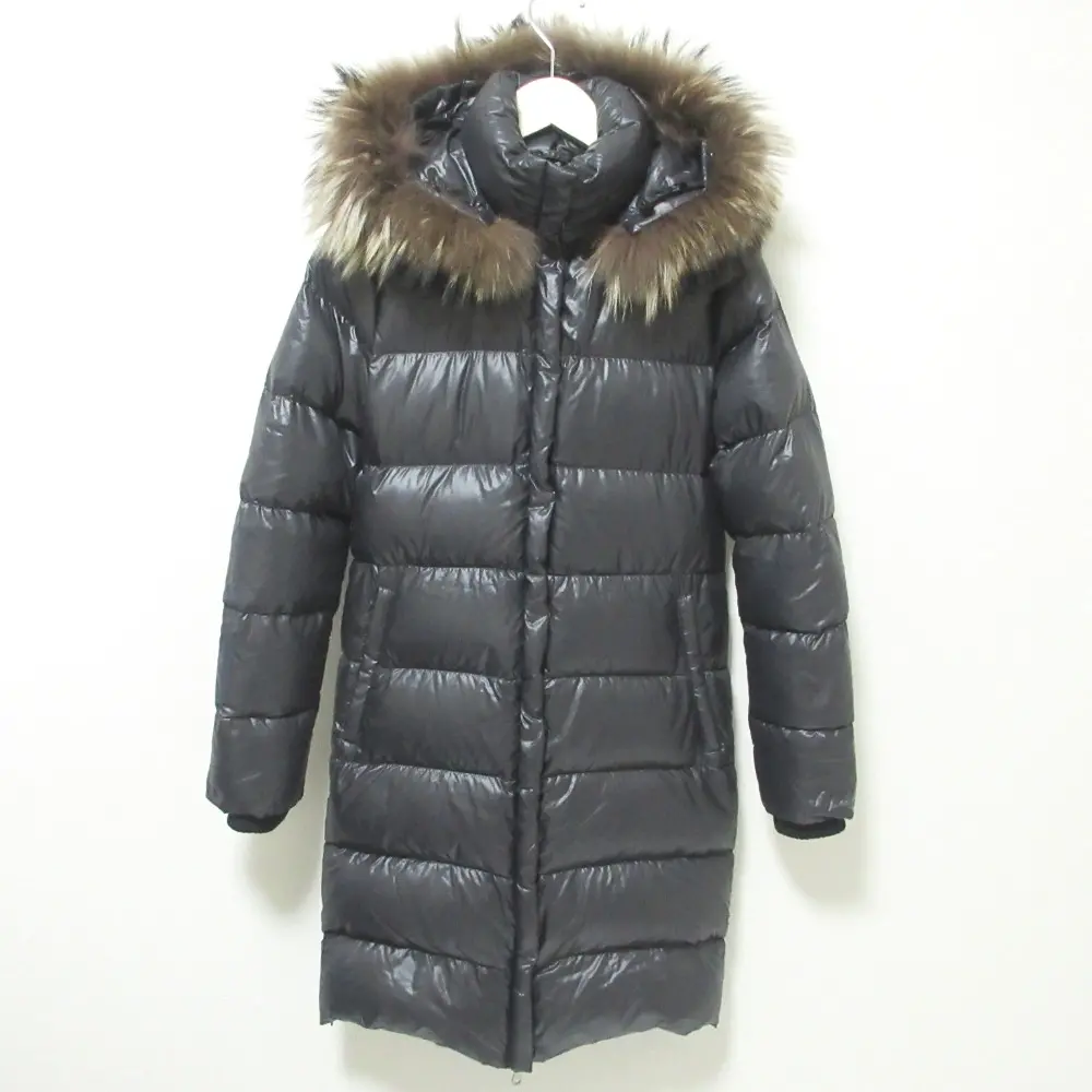 DUVETICA デュベティカ DENEB フード2WAY ダウンコート 38 ブラック