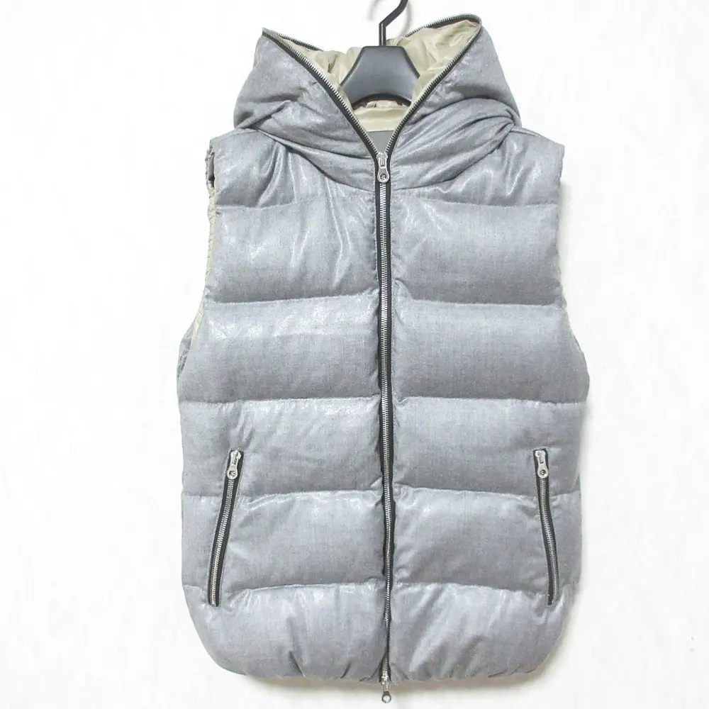 DUVETICA デュベティカ FEBEDUE Wool ダウンベスト サイズ42 グレー