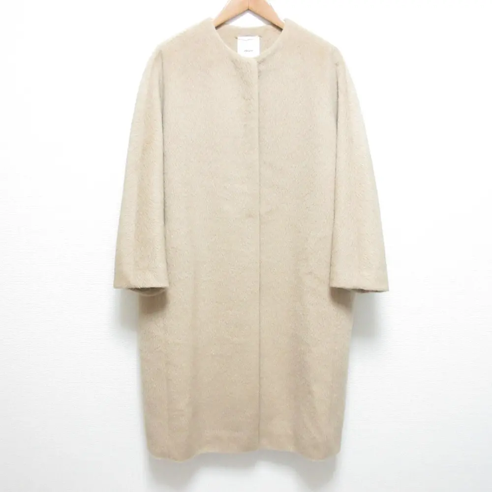 ebure エブール ウール ボンディング チェスターコート 3210200184