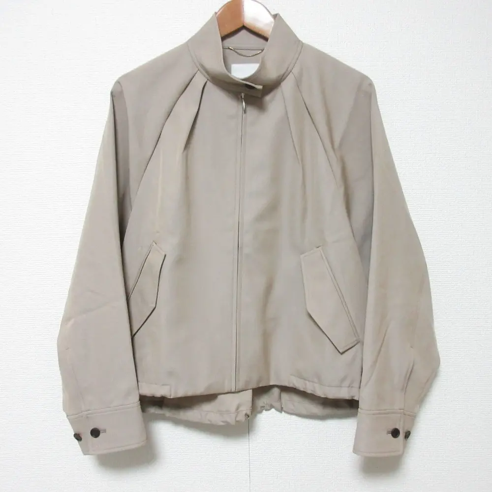 24AW ebure エブール 先染ウールツイル ジャケット 4010400171 サイズ36 ベージュ