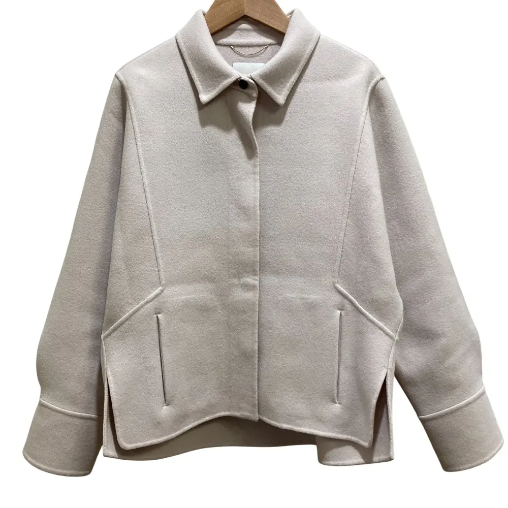 24AW ebure エブール ウール リバージャケット 4010400182 サイズ38 ピンクベージュの買取実績【2025年11月買取】