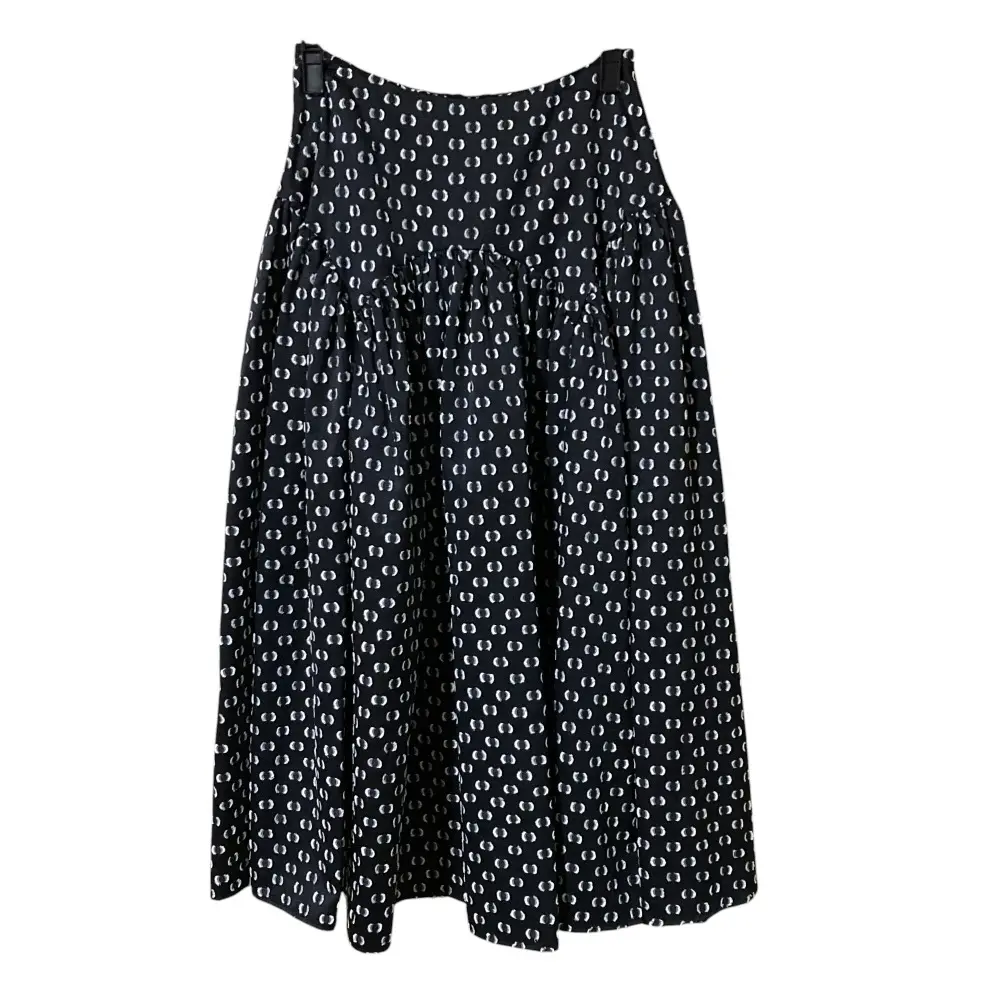 24AW EDIT.FOR LULU エディットフォールル ドットジャガード ギャザースカート 36 ブラック