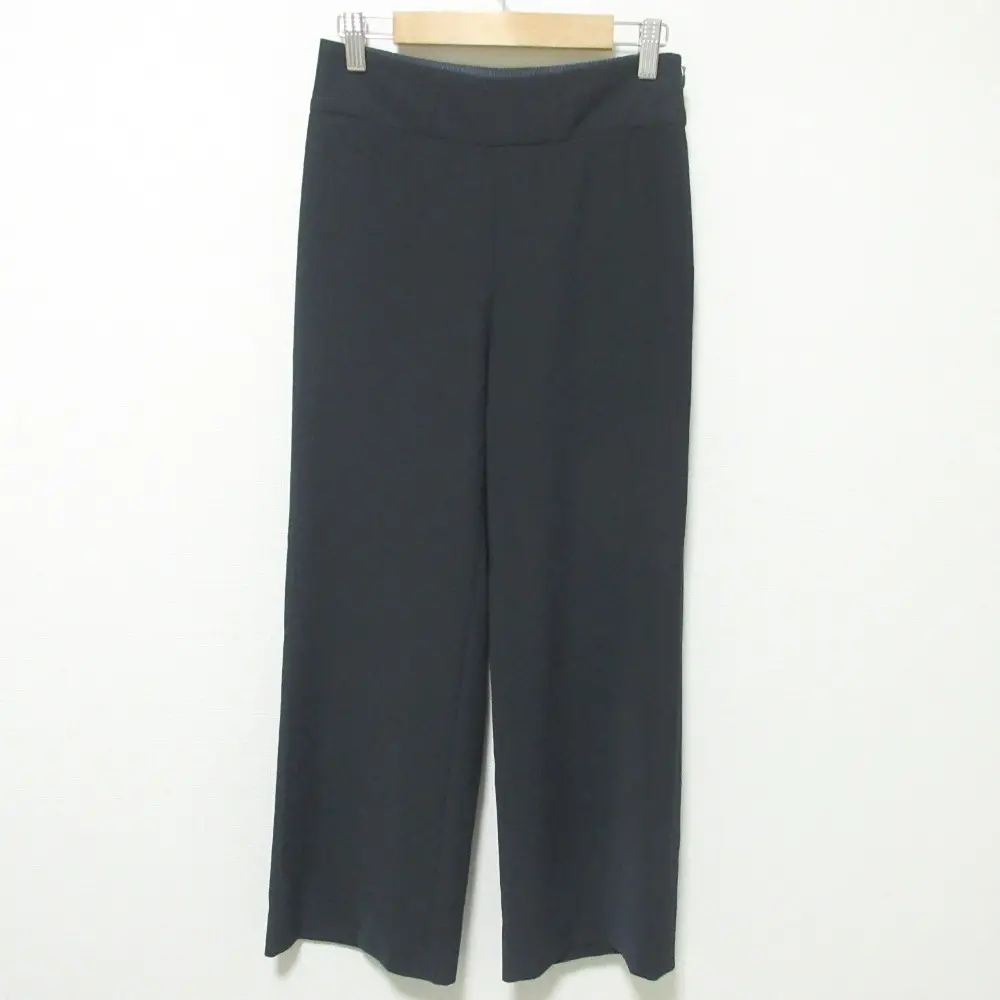 EMPORIO ARMANI エンポリオアルマーニ ワイドパンツ スラックス 36 ブラック