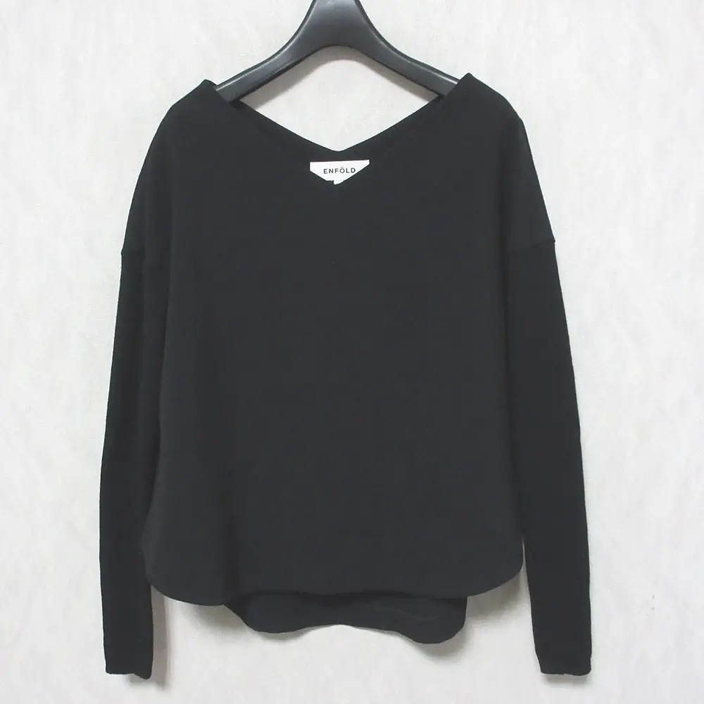 ENFOLD ブラック　トップス ENFOLD - ENFOLD トップスの通販 by yukinco32's shop｜エンフォルド