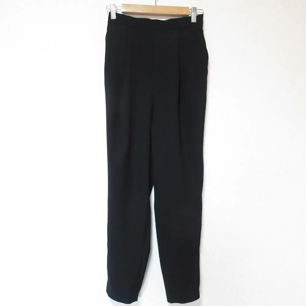 ENFOLD エンフォルド PEダブルクロス ゴムジョッパーズパンツ イージー スラックス 300DS631-0240 サイズ38 ブラック