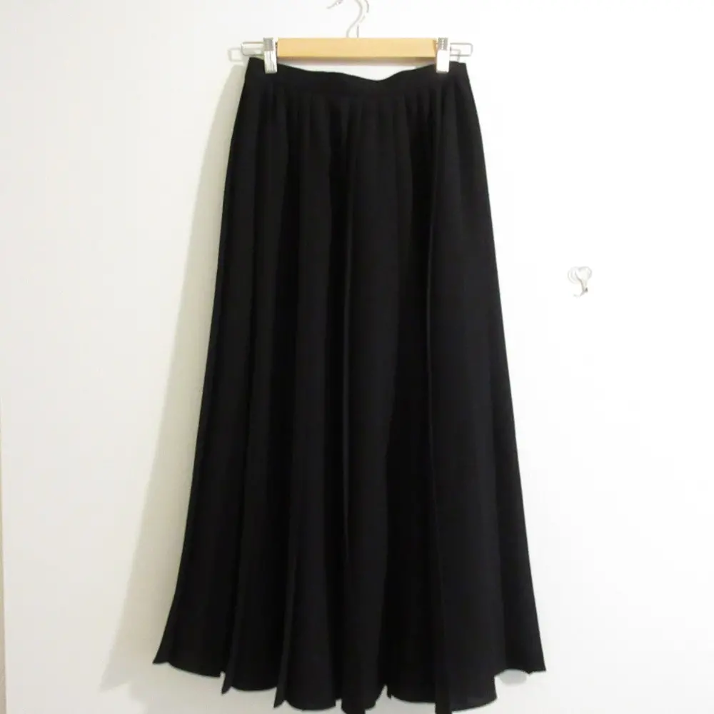 ENFOLD エンフォルド PLEATS SKIRT ロング プリーツスカート 300ES131-0250 36 ブラック