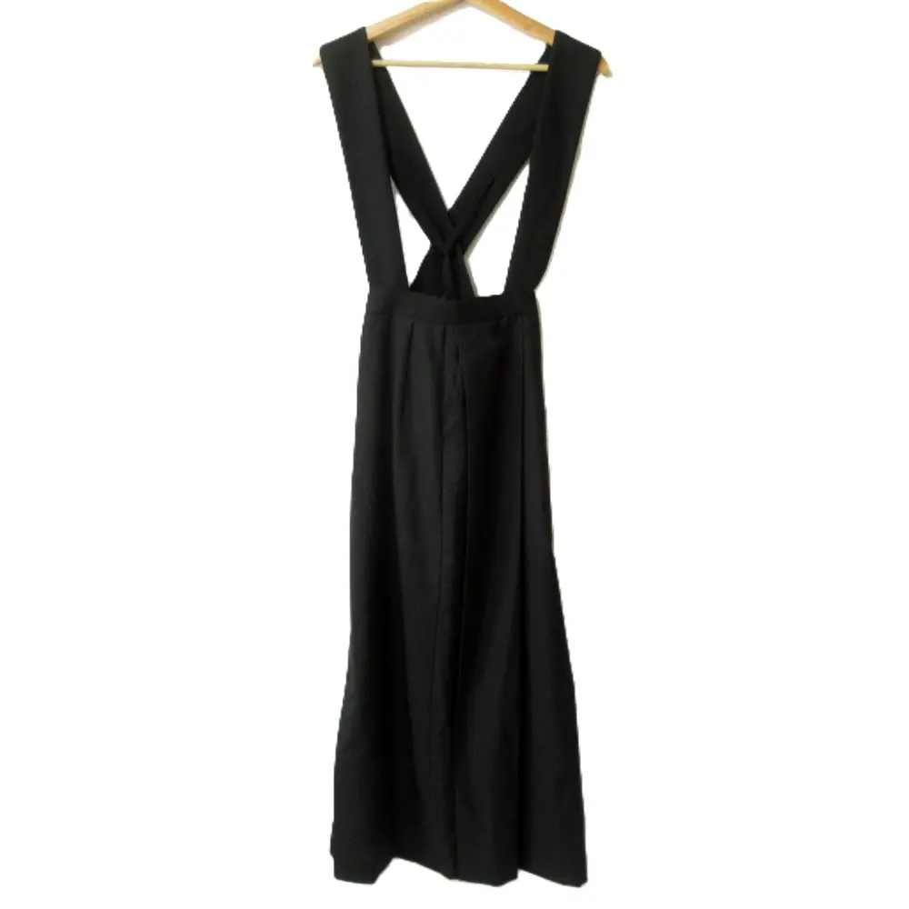 ENFOLD エンフォルド サイドスリット ロング ジャンパースカート ワンピース 300ES331-1921 サイズ36 ブラック