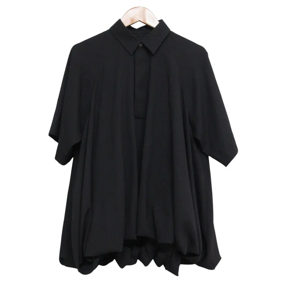 22AW ENFOLD エンフォルド 長袖 バンドカラー シャツ ブラウス 38