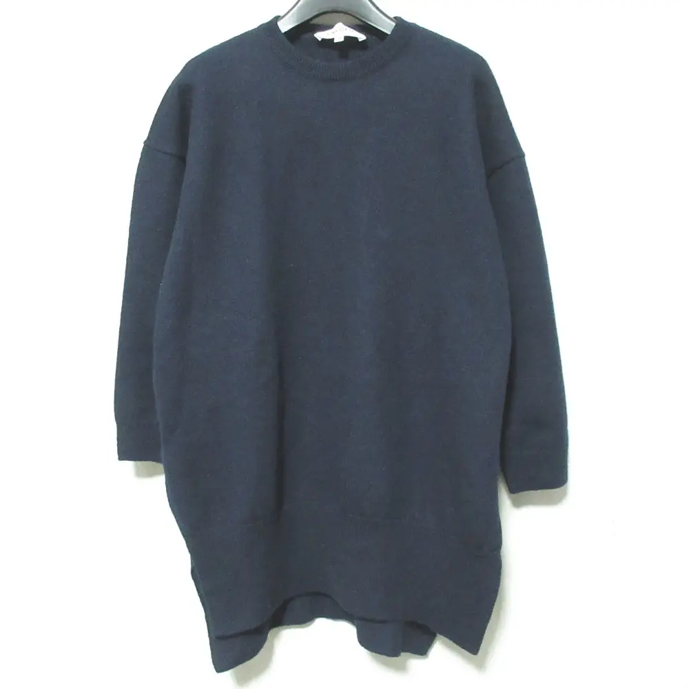 ENFOLD エンフォルド アシンメケーププルオーバー ラクーンブレンド