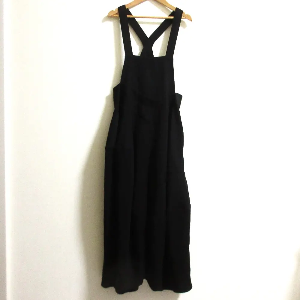 24AW ENFOLD エンフォルド ジャンパースカート ワンピース 300HA831-1690 サイズ38 ブラック