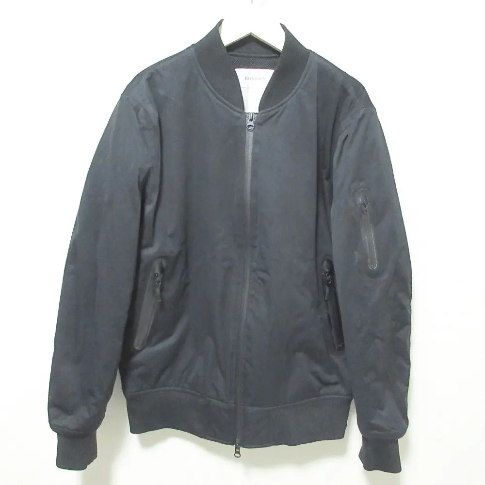 ESTNATION エストネーション MA-1 ミリタリージャケット ブルゾン M ブラック