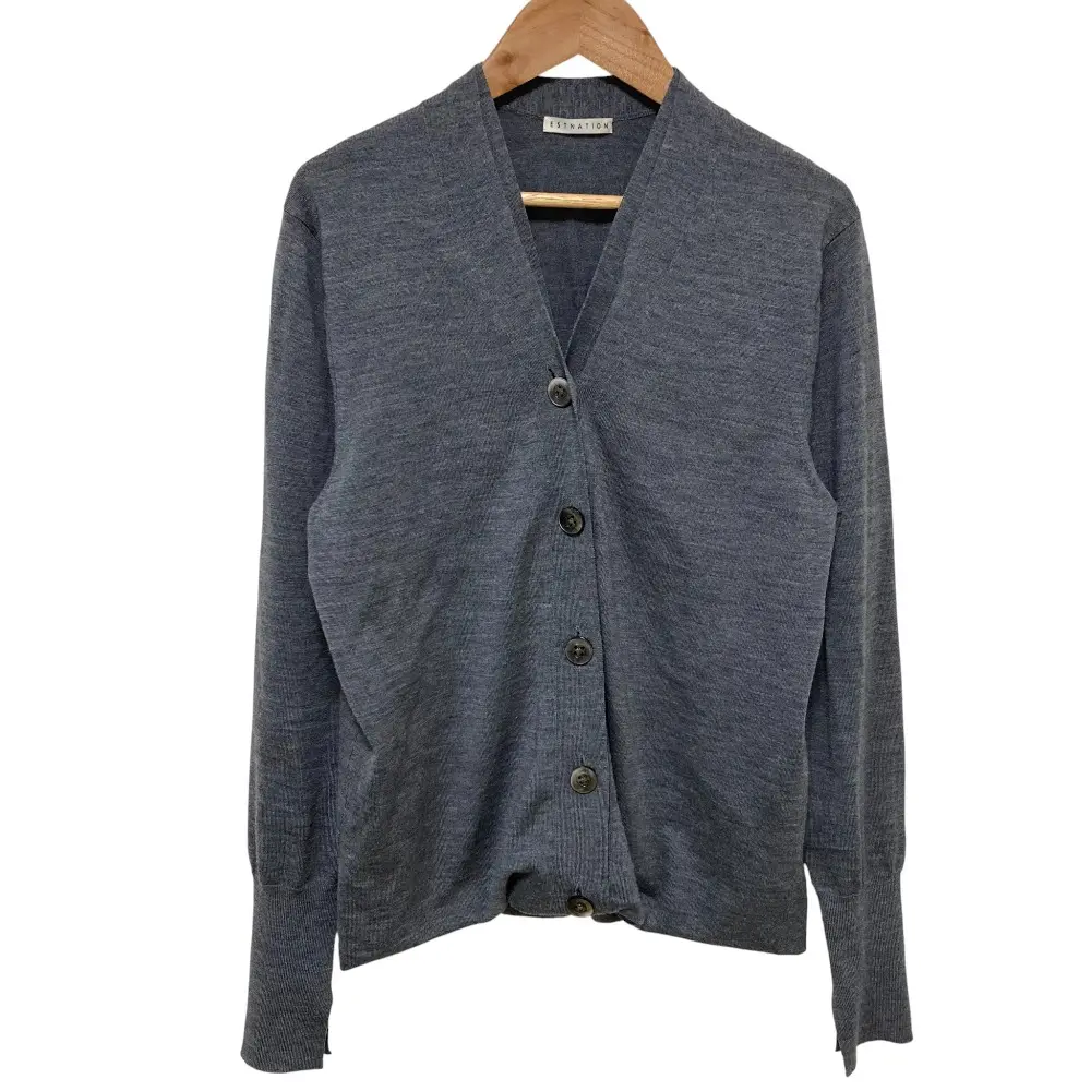 24AW ESTNATION エストネーション レイヤードカーディガン F グレー