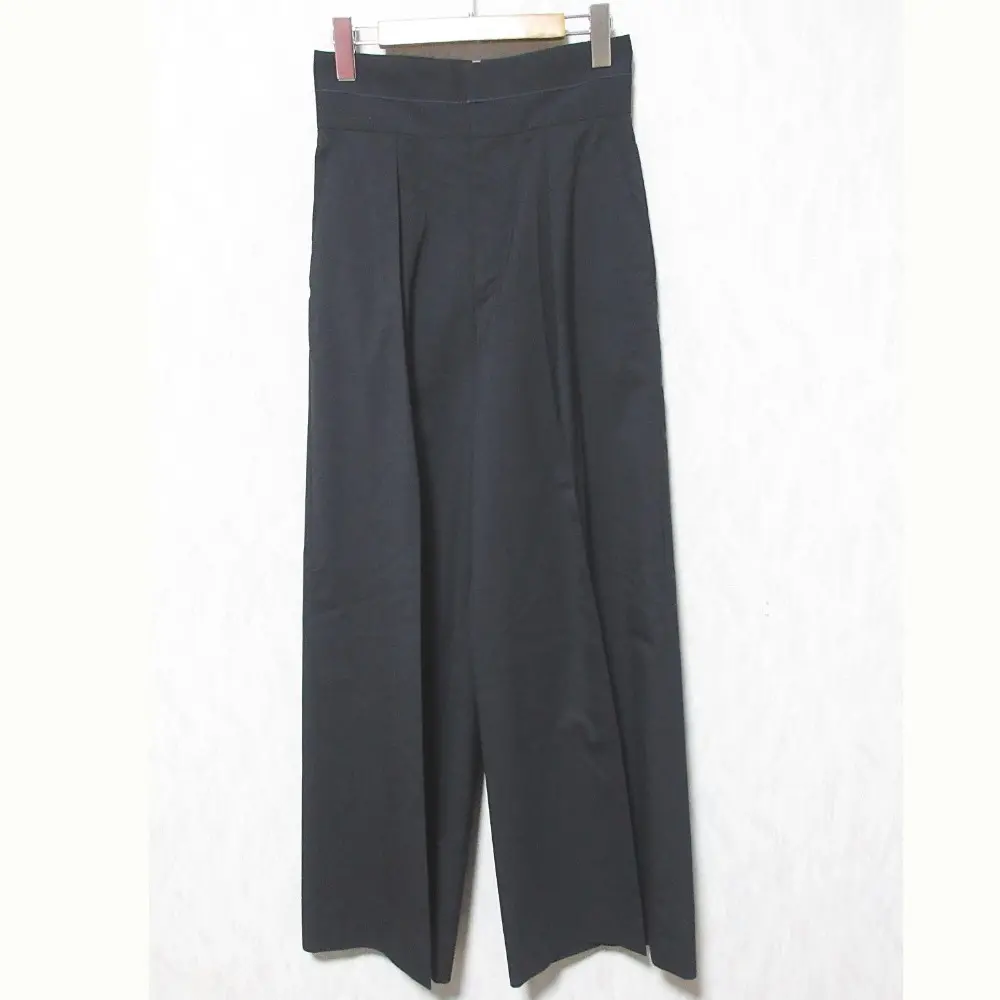 24AW ESTNATION エストネーション トロピカルトラウザーパンツ サイズ38 ネイビー