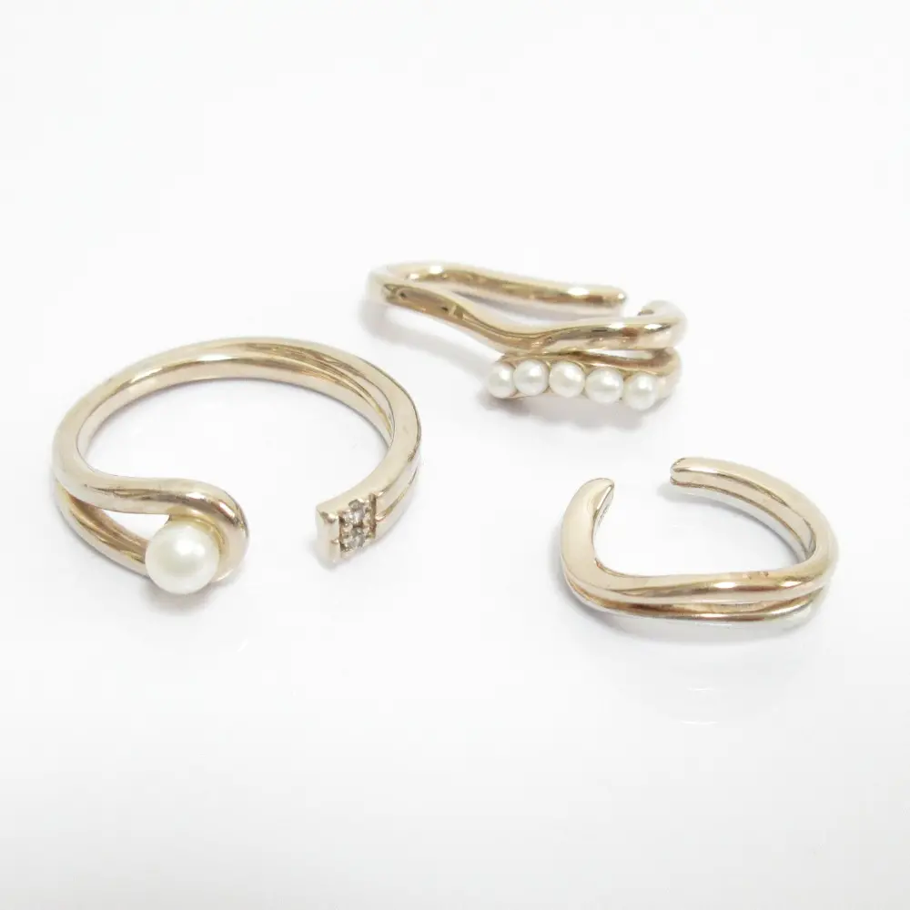 ete エテ イヤーカフ ３点セット 925 ゴールド シルバー