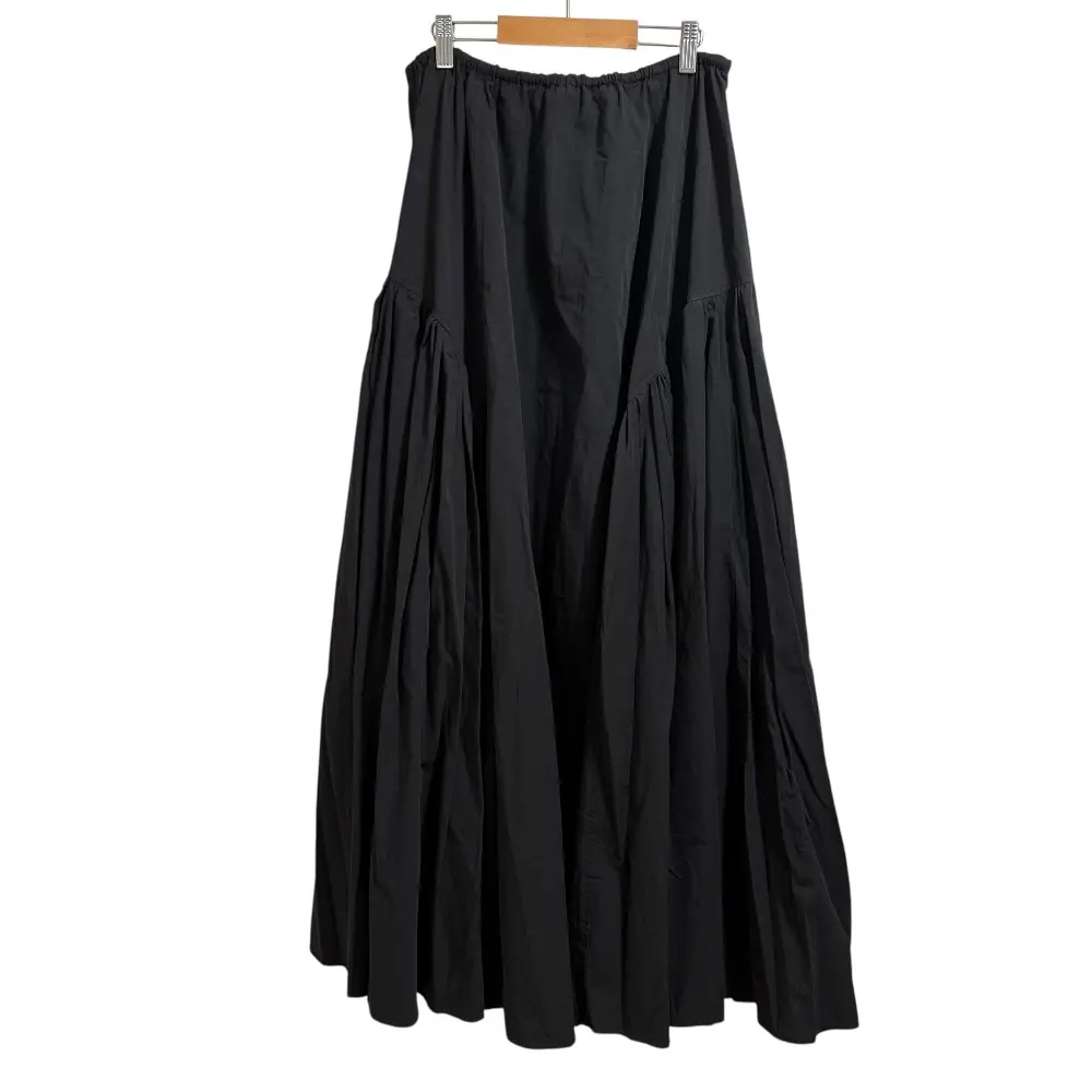 24AW ETRE TOKYO エトレトウキョウ サイドギャザーボリュームスカート 1224421077-0 サイズM ブラック