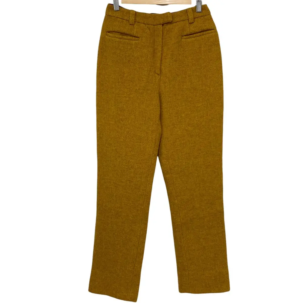 ETRO エトロ ウール ストレッチ ツイードパンツ サイズ42 イエロー