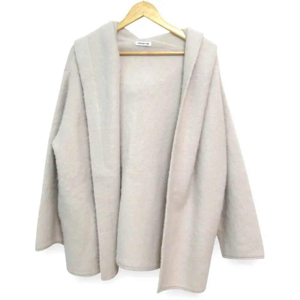 24AW EVERYDAY I LIKE. エブリデイアイライク ドゥーズィーエムクラス Alpaca Fluffy Gown ガウンコート ライトベージュ