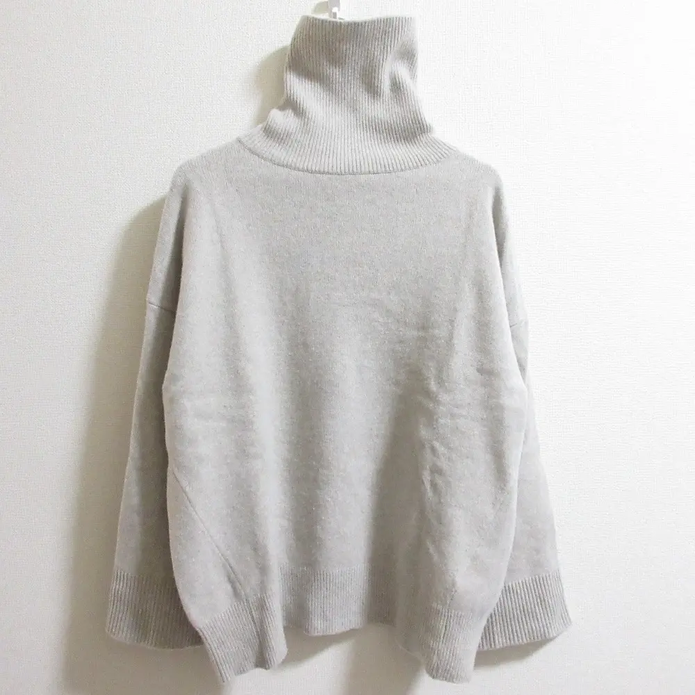 22AW EVERYDAY I LIKE. エブリデイアイライク ドゥーズィエムクラス Aries タートルネックプルオーバー ニット ベージュ