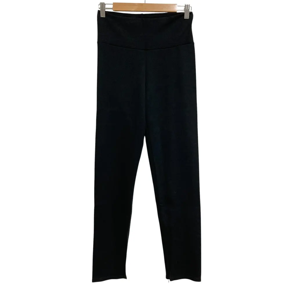 24AW EVERYDAY I LIKE. エブリデイアイライク ドゥーズィエムクラス Warm Zip レギンスパンツ サイズ38 ブラック