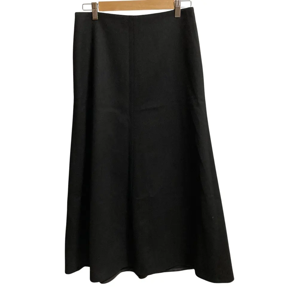 EVERYDAY I LIKE. エブリデイアイライク FLARE カシミヤブレンド ウール ロングスカート サイズ38 ブラック