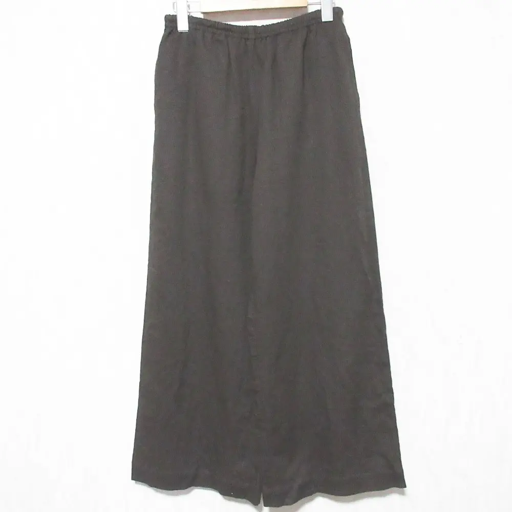 25AW エブリデイアイライク ドゥーズィエムクラス Cotton Linen Relax コットンリネン パンツ 25030500820030 36 ブラウン
