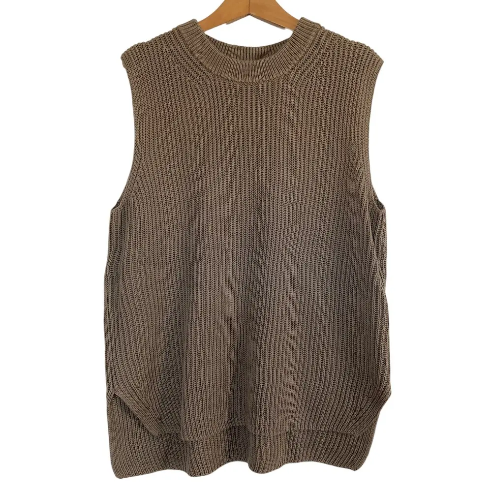 24SS EVERYDAY I LIKE エブリデイアイライク ドゥーズィエムクラス Polite ニット ベスト タン ブラウン