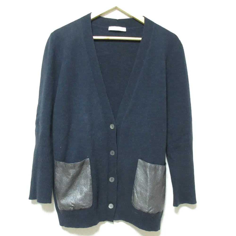 近年　ファビアナフィリッピ　シルク　カシミヤ　カーディガン　ノーカラー　モニーレ 近年 ファビアナフィリッピ シルク カシミヤ カーディガン ノーカラー