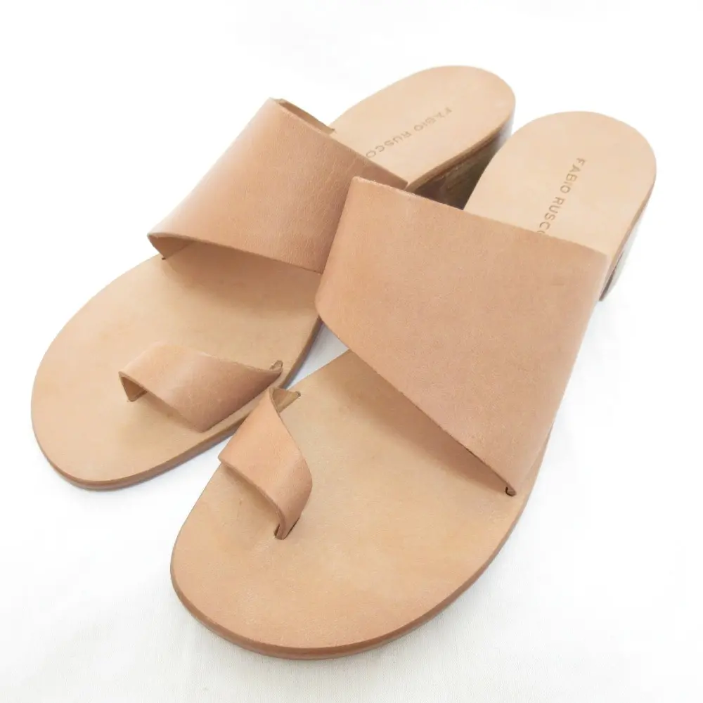 FABIO RUSCONI ファビオルスコーニ スエード タッセル フラット