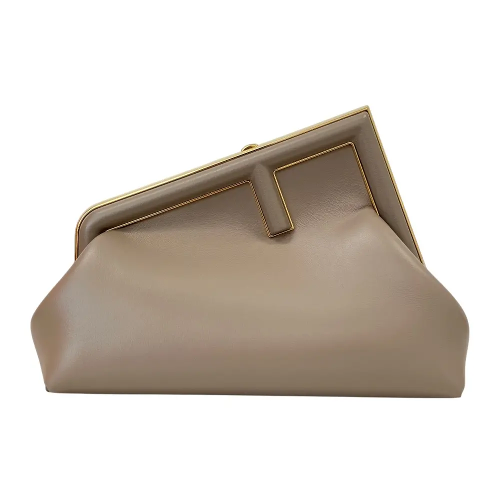 FENDI フェンディ ファースト スモール 2WAY クラッチバッグ ショルダーバッグ ハンドバッグ 8BP129 ABVE グレージュ
