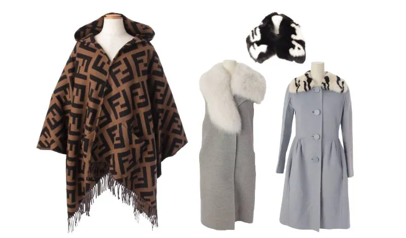 フェンディのアウター類や毛皮、上質な素材にこだわったお洋服は高価買取中です