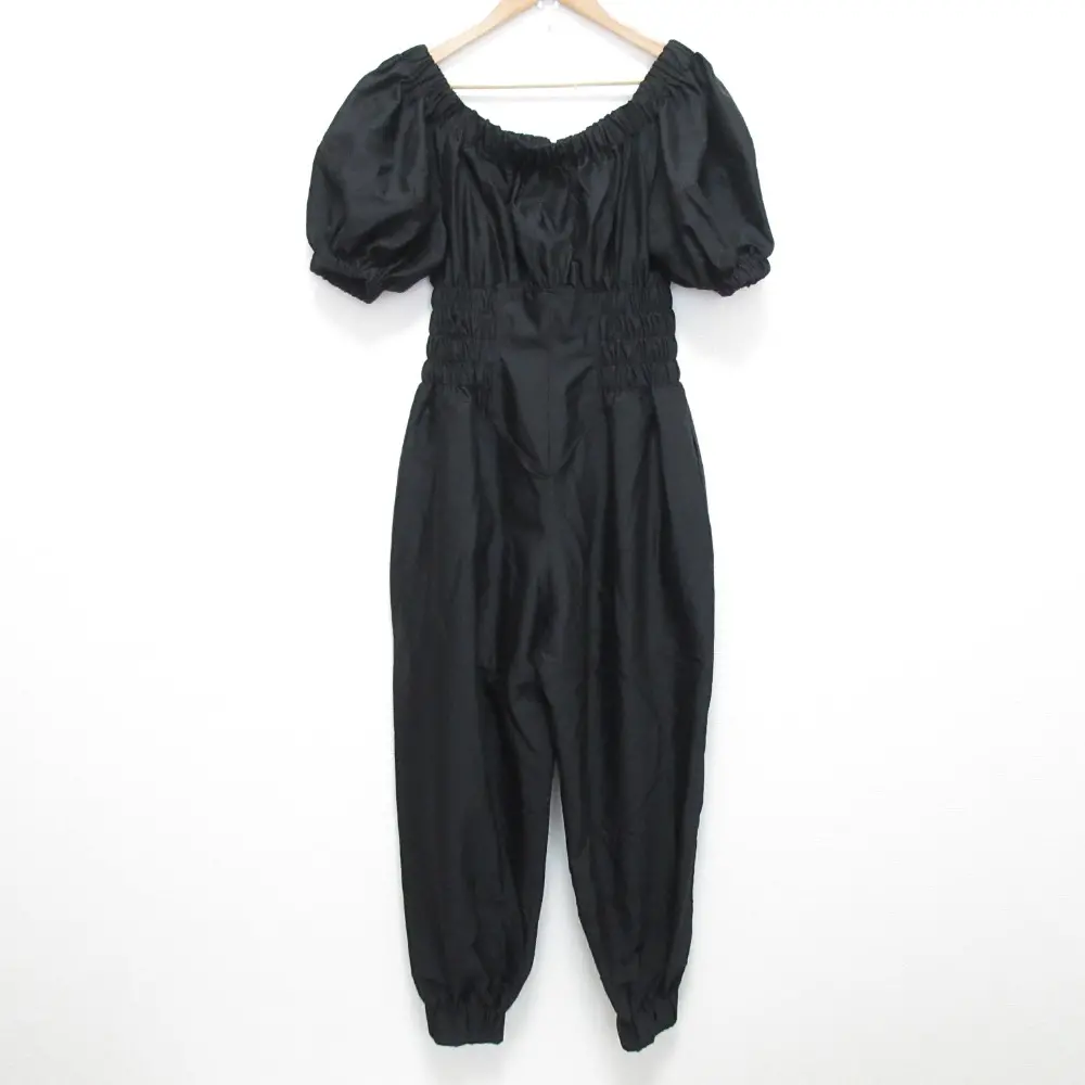 25SS fetico フェティコ OFF-SHOULDER JUMPSUITS オフショルダー ジャンプスーツ オールインワン FTC252-0805 サイズ2 ブラック