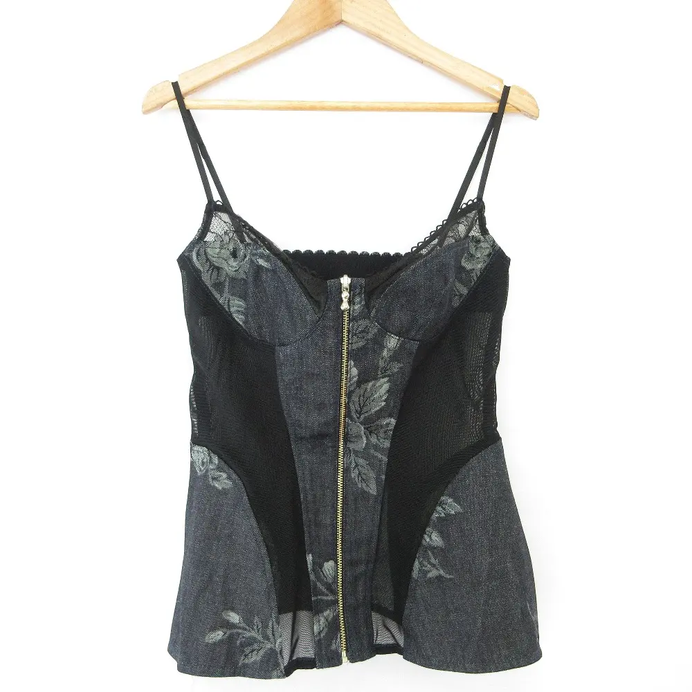 25SS FETICO フェティコ EMI HUNAYAMA ROSE DENIM BUSTIER ビスチェ キャミソール サイズ1 インディゴ