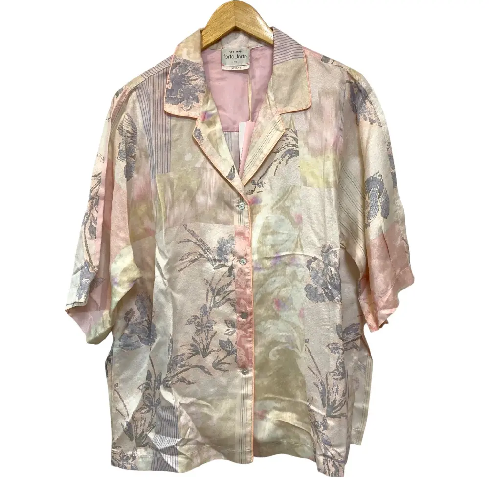 forte_forte フォルテフォルテ my shirt シャツ 13909 サイズ3 ピンク