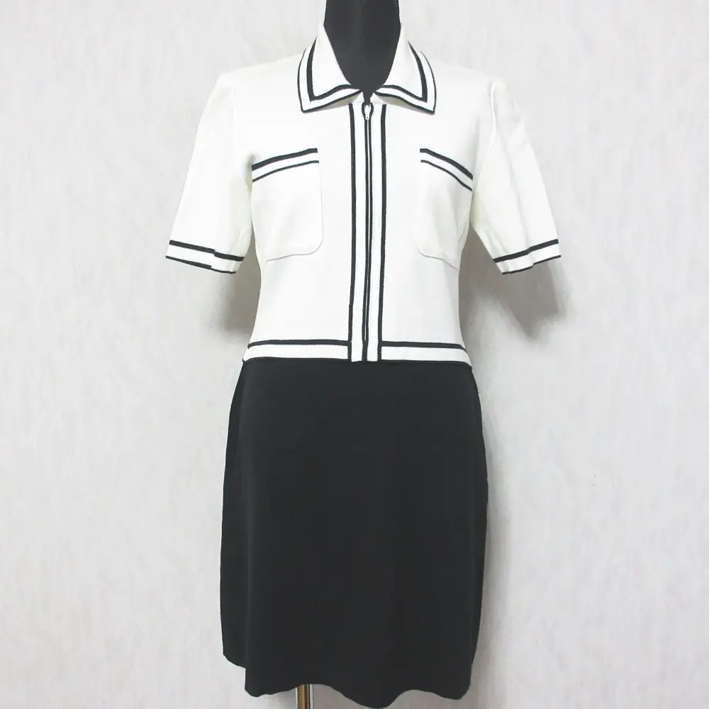 FOXEY BOUTIQUE フォクシーブティック バイカラー 半袖 ニット