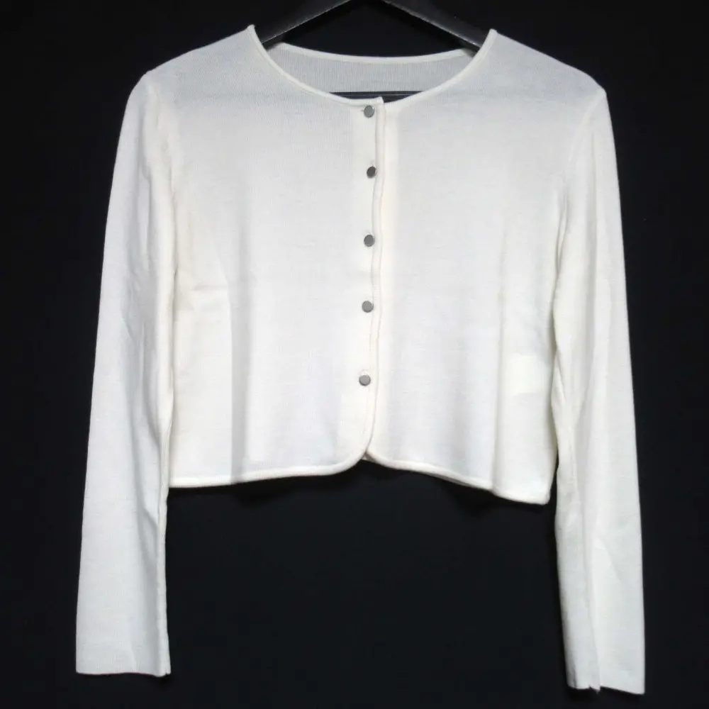 クリーニング済 FOXEY BOUTIQUE フォクシーブティック Agathe Cardigan アガサ 長袖 ニットカーディガン 42980 40サイズ アイボリー