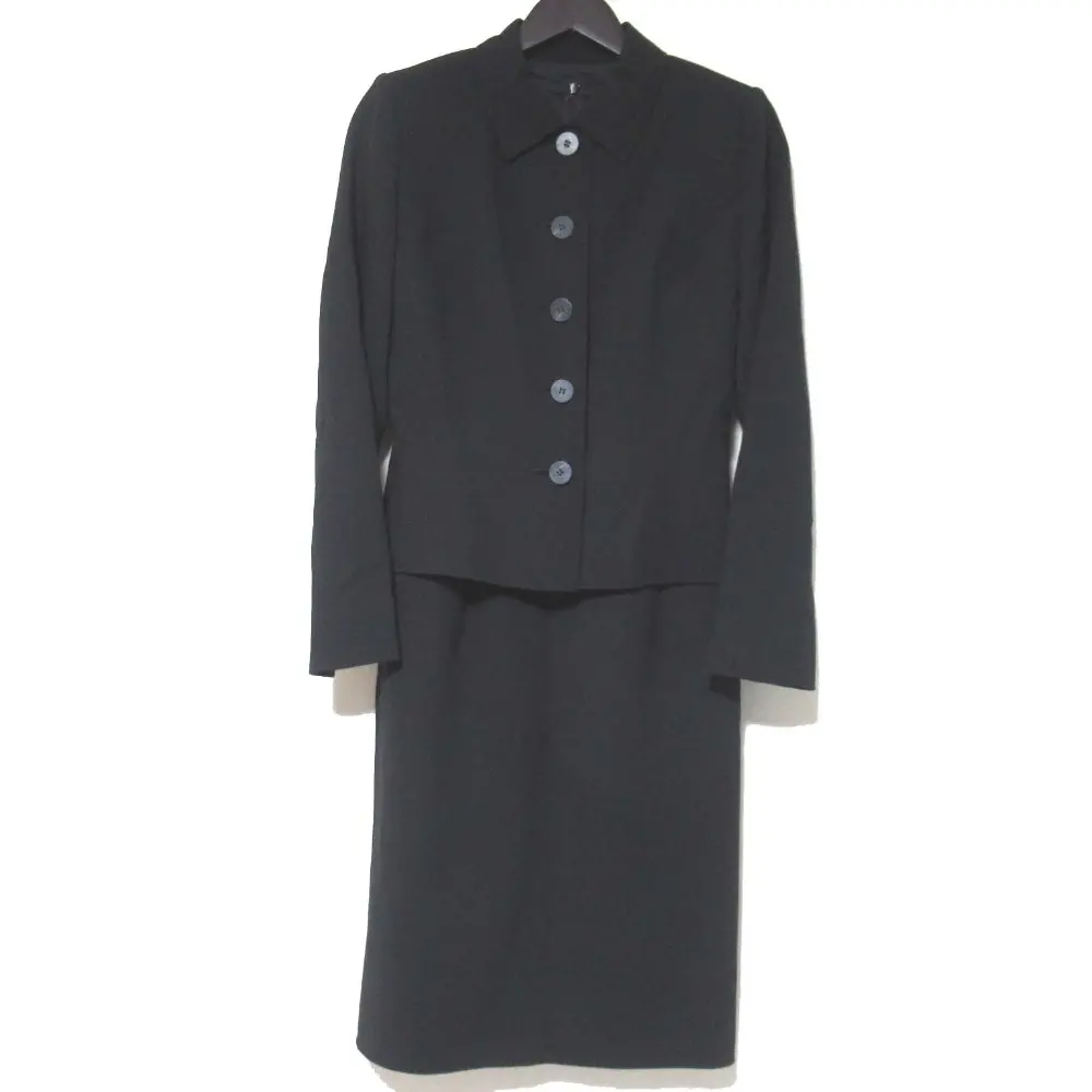 FOXEY BOUTIQUE フォクシーブティック ジャケット+ひざ丈 ワンピース サクセススーツ セットアップ 40サイズ ブラック