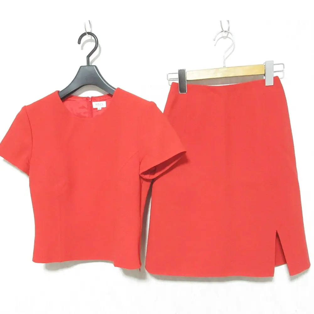 FOXEY BOUTIQUE フォクシーブティック カットソー スカート セットアップ 38 レッド