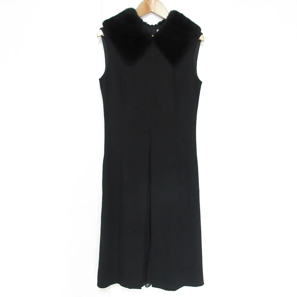 FOXEY BOUTIQUE フォクシーブティック ひざ丈 ノースリーブ ニット