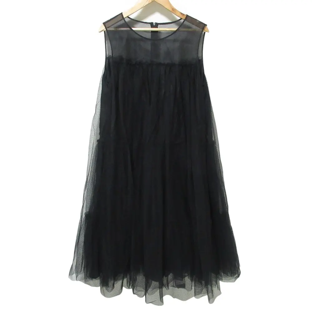 FOXEY BOUTIQUE フォクシーブティック ひざ丈 ノースリーブ ニット