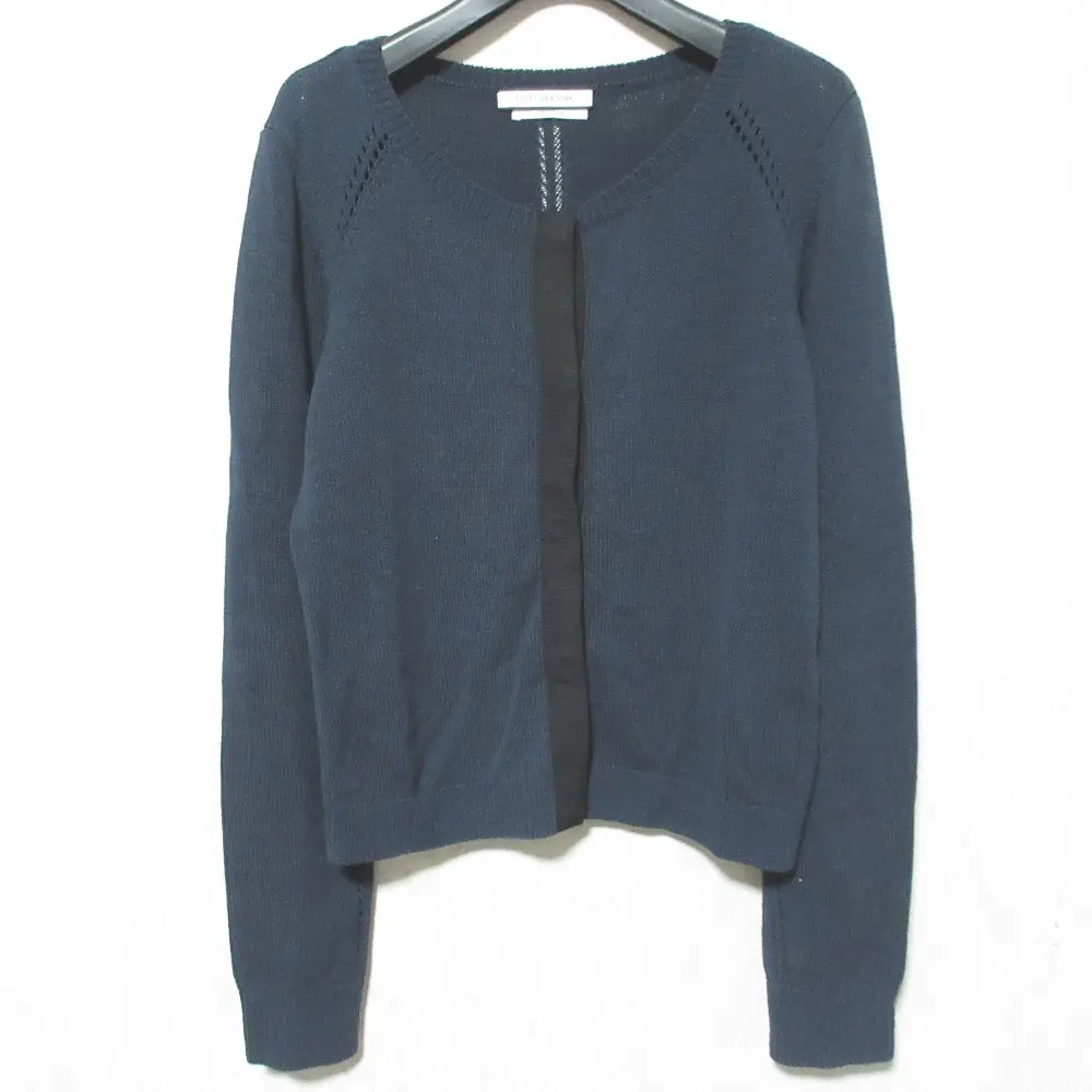 FOXEY NEW YORK COLLECTION フォクシーニューヨーク コレクション ニットカーディガン 34226 サイズ40 ネイビー