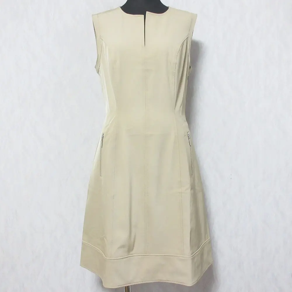 FOXEY NEW YORK フォクシーニューヨーク スリーブレスドレス ワンピース 18030 40 ベージュ