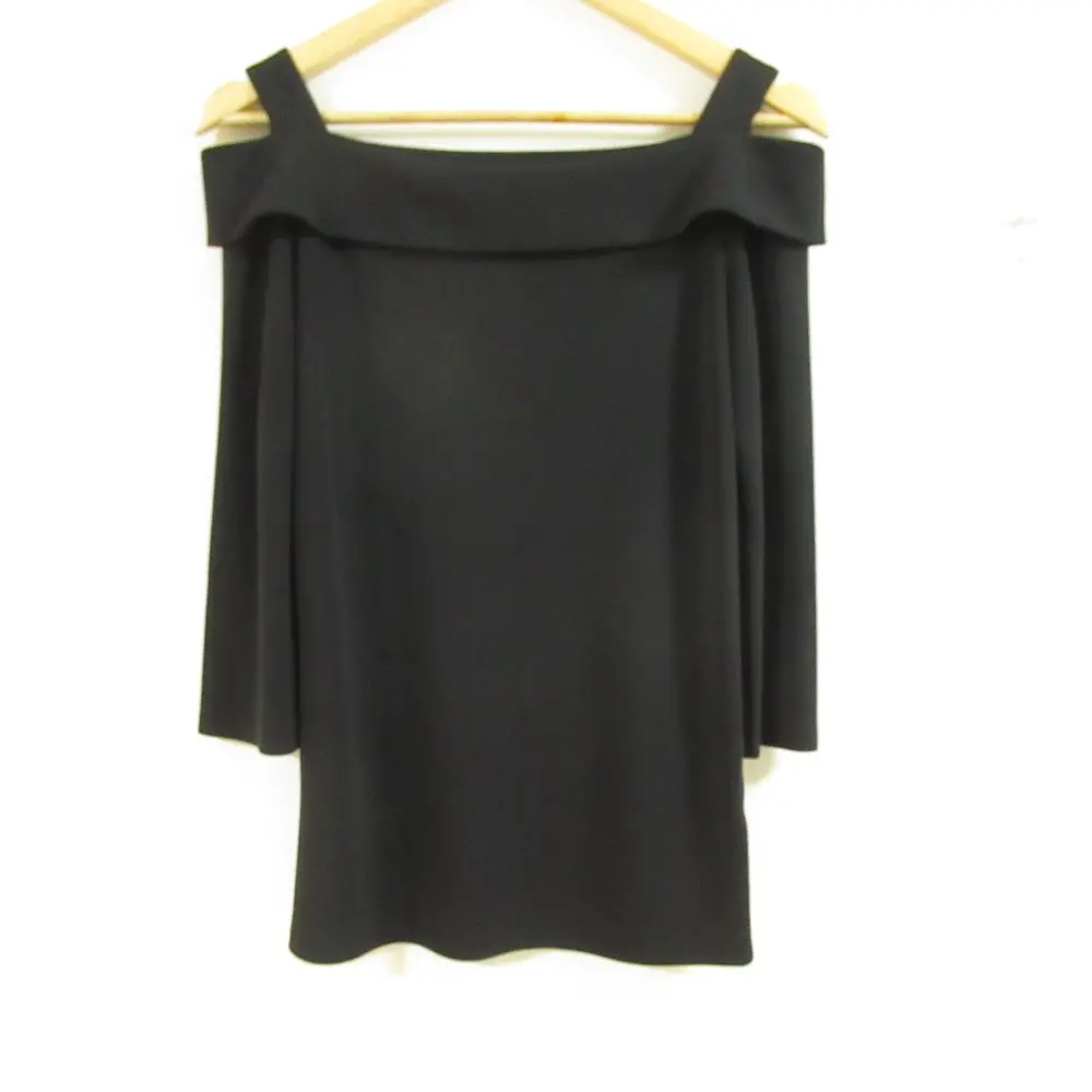 FOXEY NEW YORK フォクシーニューヨーク オフショルダートップス カットソー ブラウス 29661 サイズ40 ブラック