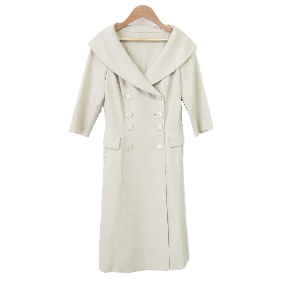 FOXEY NEW YORK フォクシーニューヨーク RAINY COAT ノーカラータック