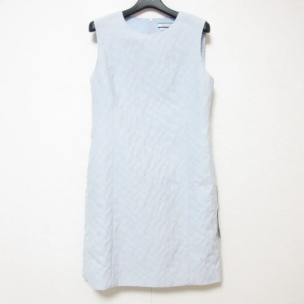 FOXEY NEW YORK フォクシーニューヨーク コレクション カラーリリー フラワージャガードドレス ワンピース 40964 38 ブルー